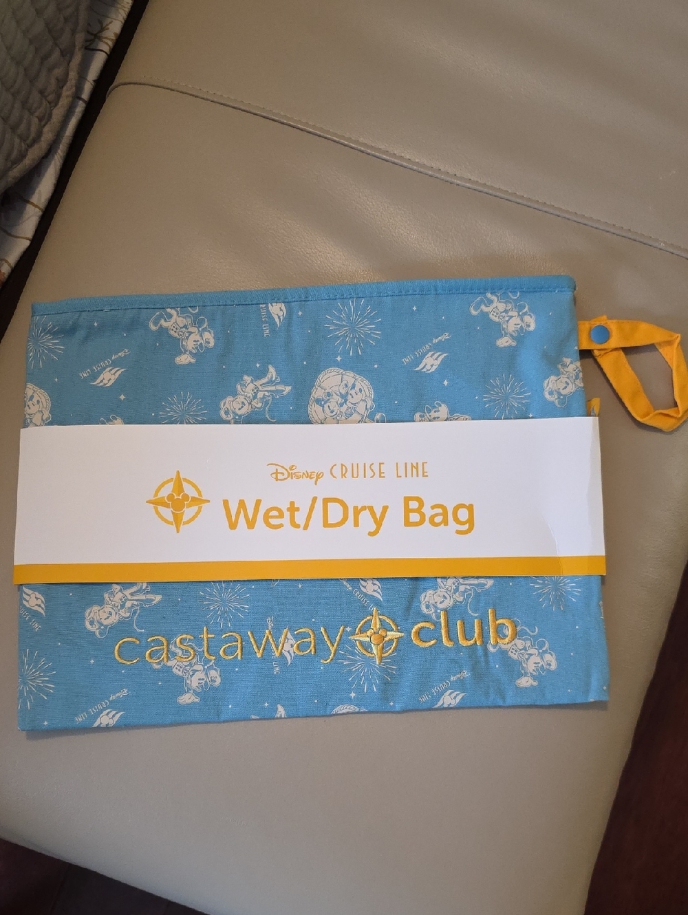 Disney Cruise Line Castaway Club Blue Wet/Dry Mini Bag